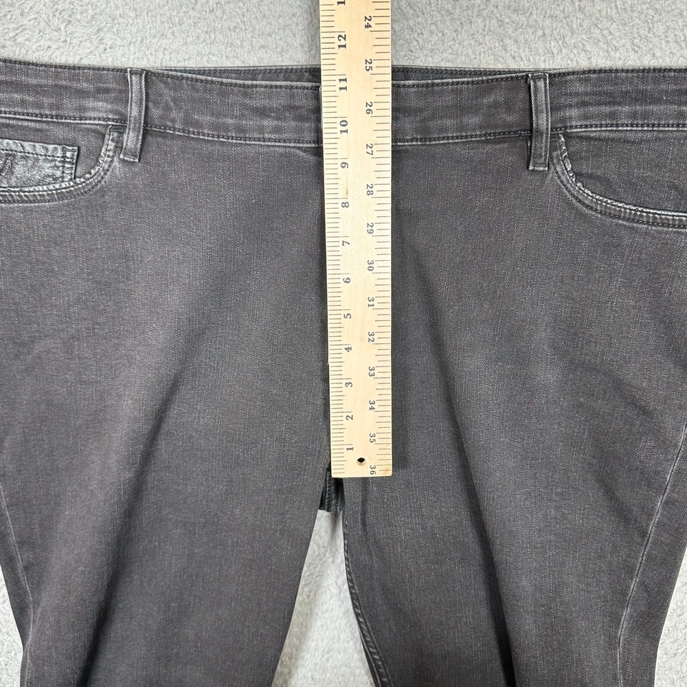Lauren Ralph Lauren Plus-Size High-Rise Skinny Ankle Jeans Women's 20W Black - Picture 9 of 13